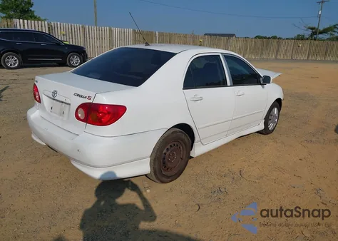 2003 Toyota Corolla S z USA, uszkodzony, nr VIN 1NXBR32E63Z000246